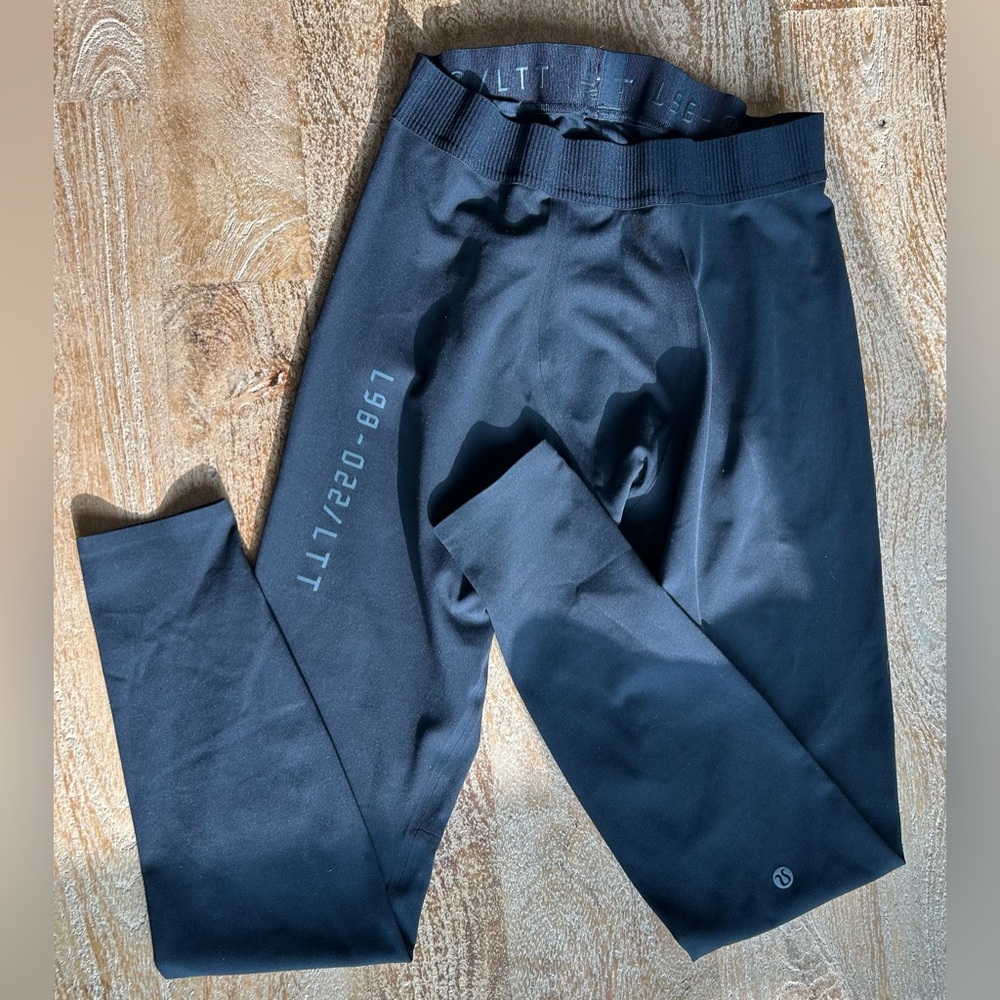 lululemon Men's Black Athletic Leggings- Style L98-022/LTT- Size Large